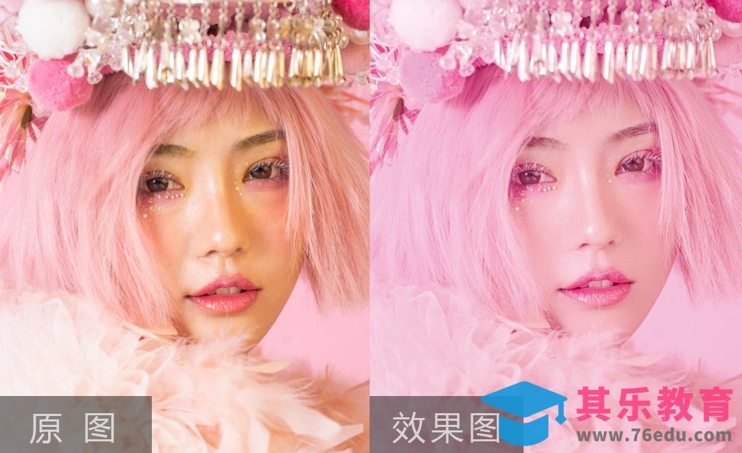 PS-写真系列唯美粉色系[虎课网手机摄影入门视频教程][MP4产品摄影教程全集 ]-第1张图片-我要自学网