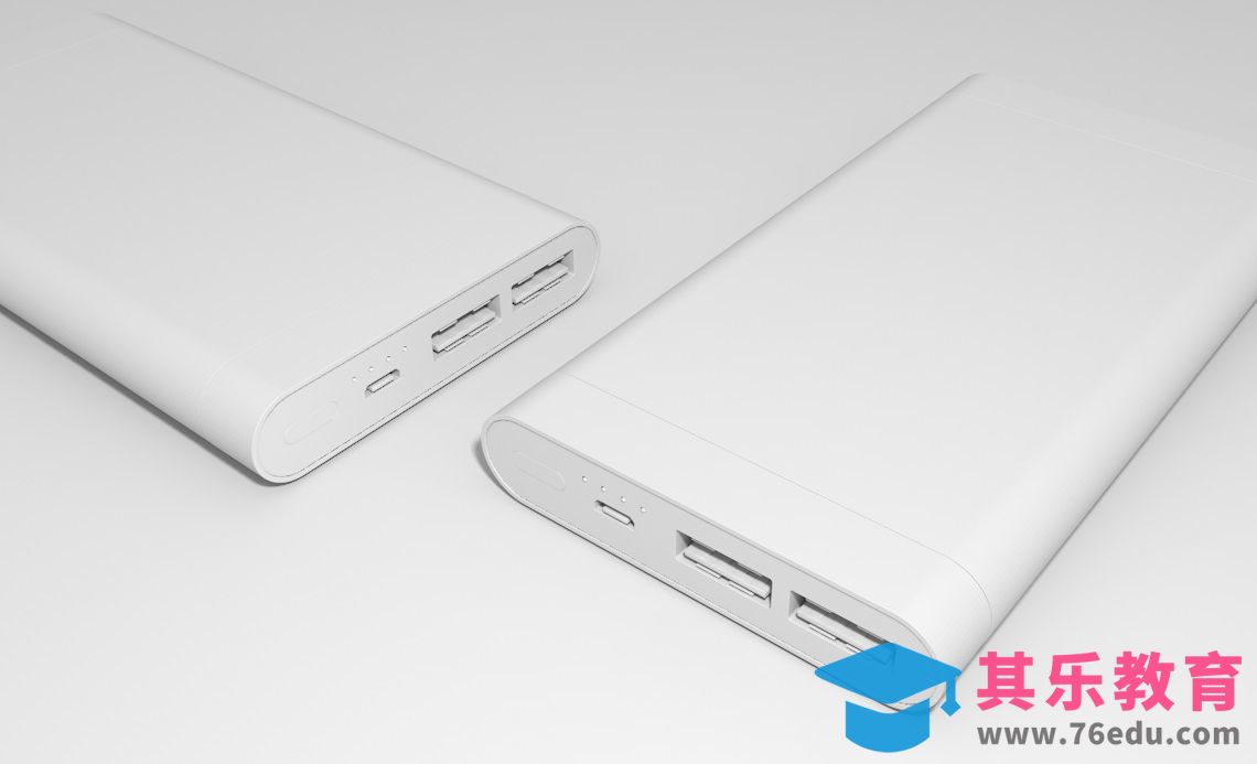 C4D-充电宝建模[虎课网C4D设计视频教程][产品数码建模MP4教程全集 ]-第1张图片-我要自学网