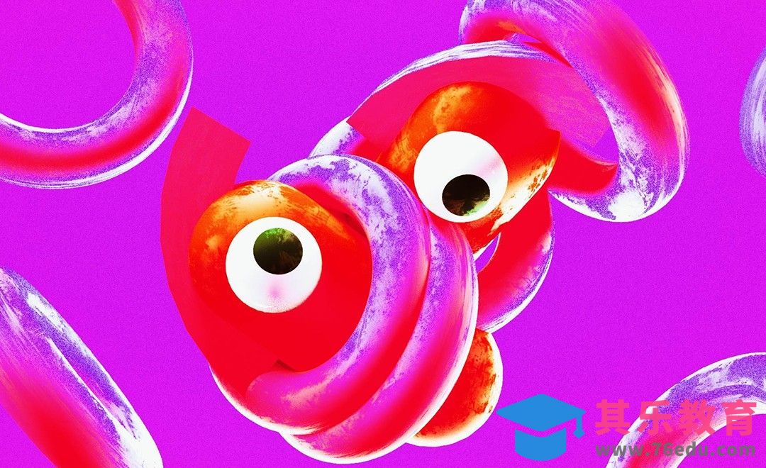 C4D+OC-环环相扣模型制作[虎课网C4D设计视频教程][产品数码建模MP4教程全集 ]-第1张图片-我要自学网