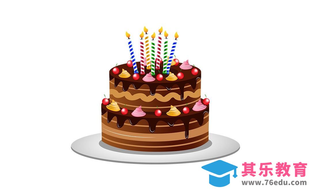 AI-快速制作可爱的生日蛋糕[虎课网最新视频教程][免费高清MP4教程全集 ]-第1张图片-我要自学网