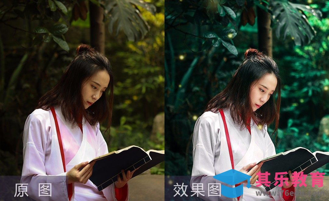 PS-冷色调森系古风调色[虎课网手机摄影入门视频教程][MP4产品摄影教程全集 ]-第1张图片-我要自学网