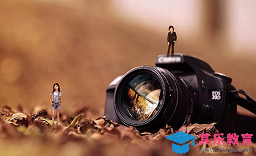 PS-佳能相机小场景合成-趣味[平面设计视频教程][海报设计MP4高清全集 ]-第1张图片-我要自学网