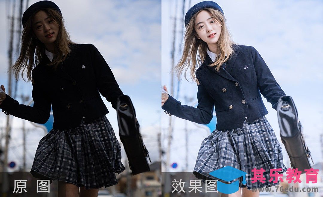 PS+LR-日系jk旅拍人像后期调色教学[虎课网手机摄影入门视频教程][MP4产品摄影教程全集 ]-第1张图片-我要自学网