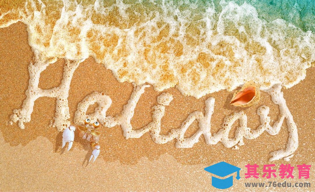 PS-沙滩泡沫字效设计[虎课网平面设计视频教程][字体设计教程MP4高清全集 ]-第1张图片-我要自学网