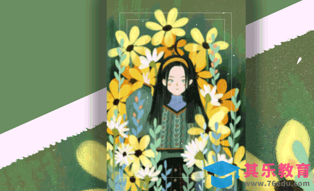 PS-美美的拍个照动态插画[虎课网绘画插画视频教程][ipad商业插画MP4教程全集 ]-第1张图片-我要自学网