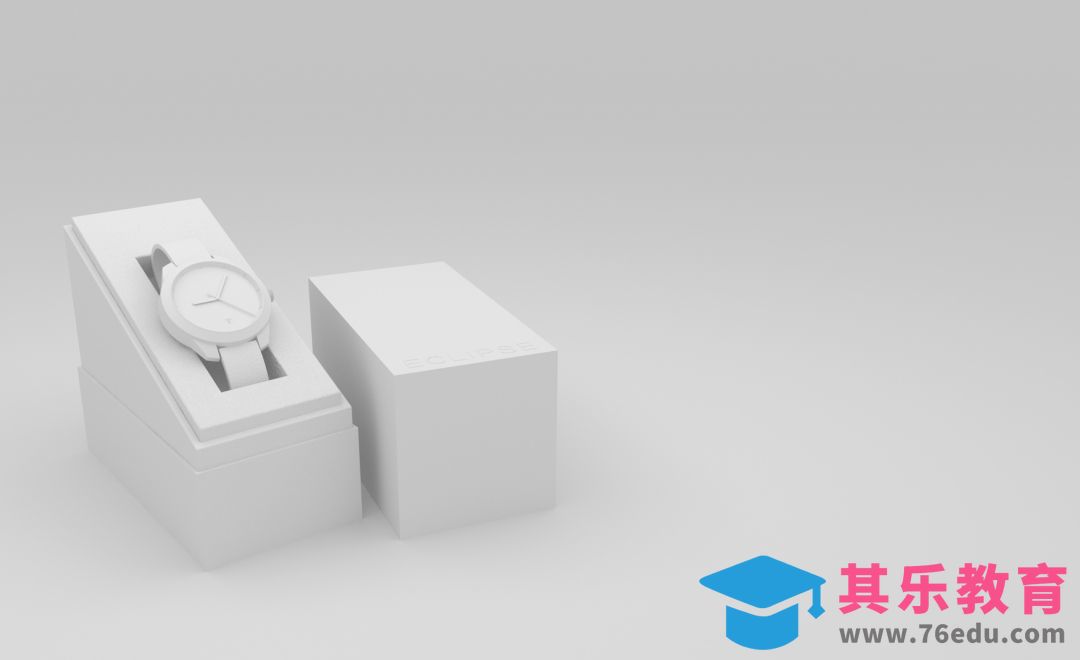 C4D-手表展示场景建模（上）[虎课网C4D设计视频教程][产品数码建模MP4教程全集 ]-第1张图片-我要自学网