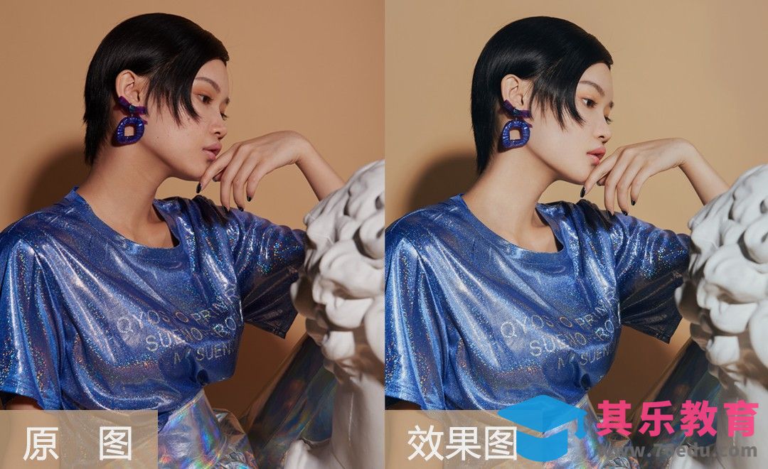 PS-塑造干净的肤色及背景[虎课网手机摄影入门视频教程][MP4产品摄影教程全集 ]-第1张图片-我要自学网