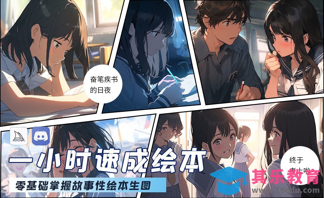 Midjourney一小时速成绘本[虎课网AICG人工智能视频教程][MP4高清全集 ]-第1张图片-我要自学网