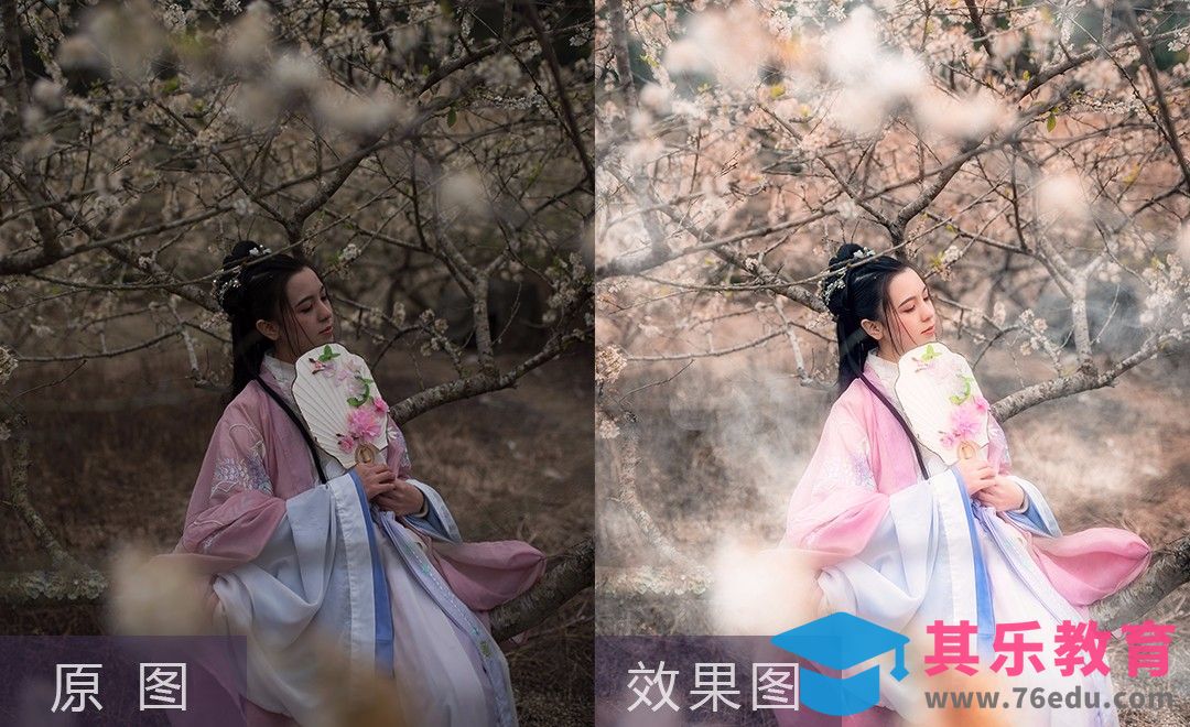 PS-李花古风人像摄影后期教程[虎课网手机摄影入门视频教程][MP4产品摄影教程全集 ]-第1张图片-我要自学网