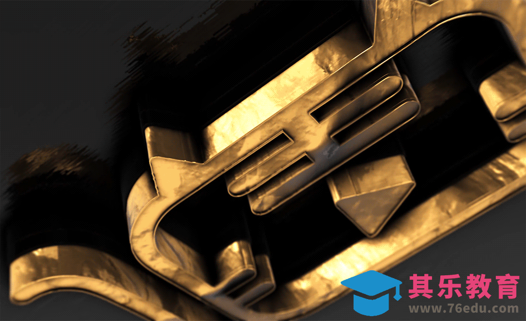 AE-金属三维LOGO[虎课网影视动画制作视频教程][MP4影视拍摄教程全集 ]-第1张图片-我要自学网