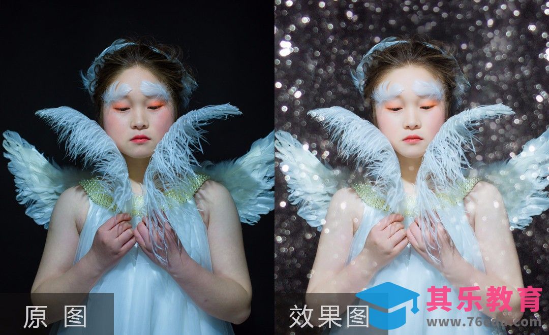 PS-影楼创意羽毛人像后期修片[虎课网手机摄影入门视频教程][MP4产品摄影教程全集 ]-第1张图片-我要自学网