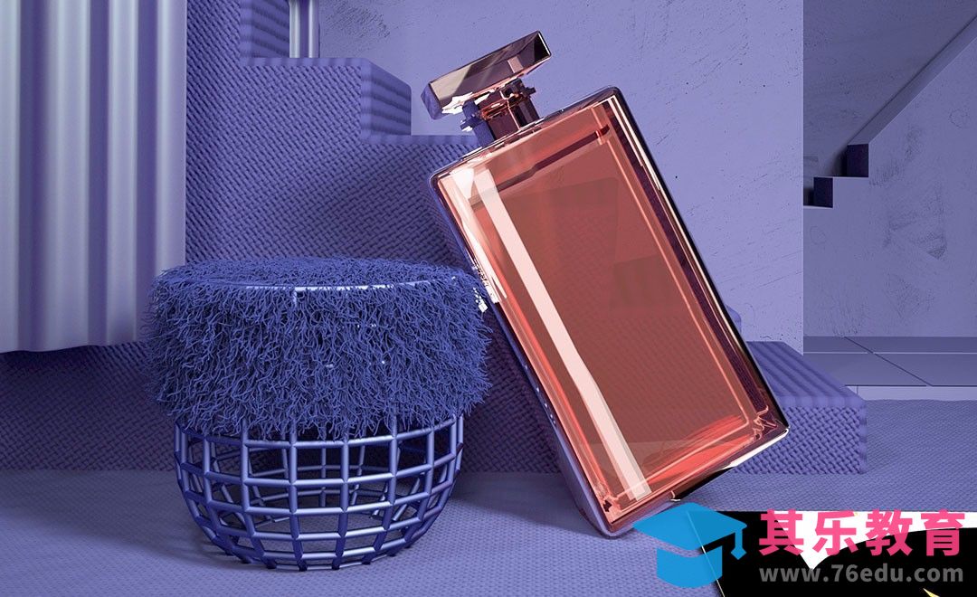 C4D-产品建模-OC化妆品精修（上）[虎课网C4D设计视频教程][产品数码建模MP4教程全集 ]-第1张图片-我要自学网