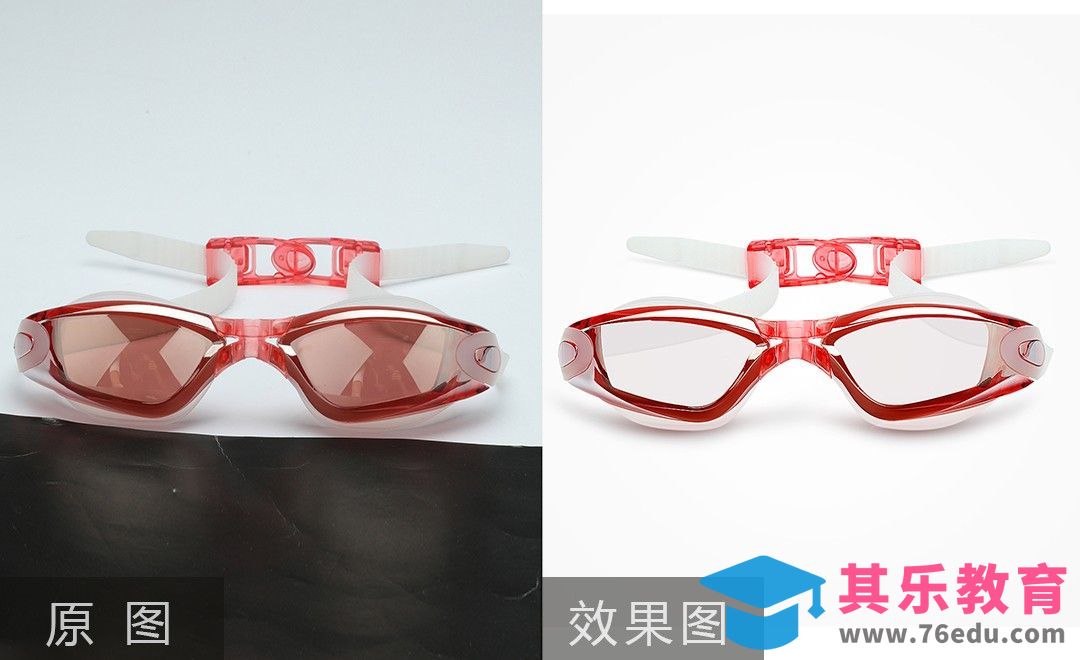 PS-红色夏日潜水镜产品精修[虎课网电商产品精修视频教程][最新PS修图教程全集MP4 ]-第1张图片-我要自学网