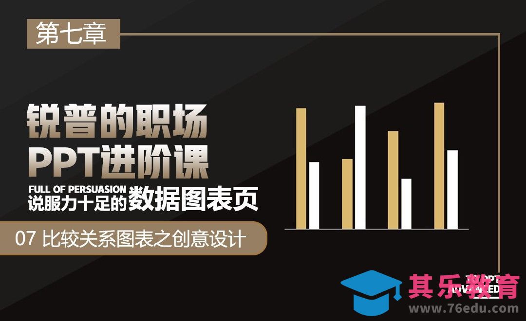 『锐普PPT』数据图表页-比较关系图表之创意设计[虎课网办公职场视频教程][办公职场教程全集MP4 ]-第1张图片-我要自学网