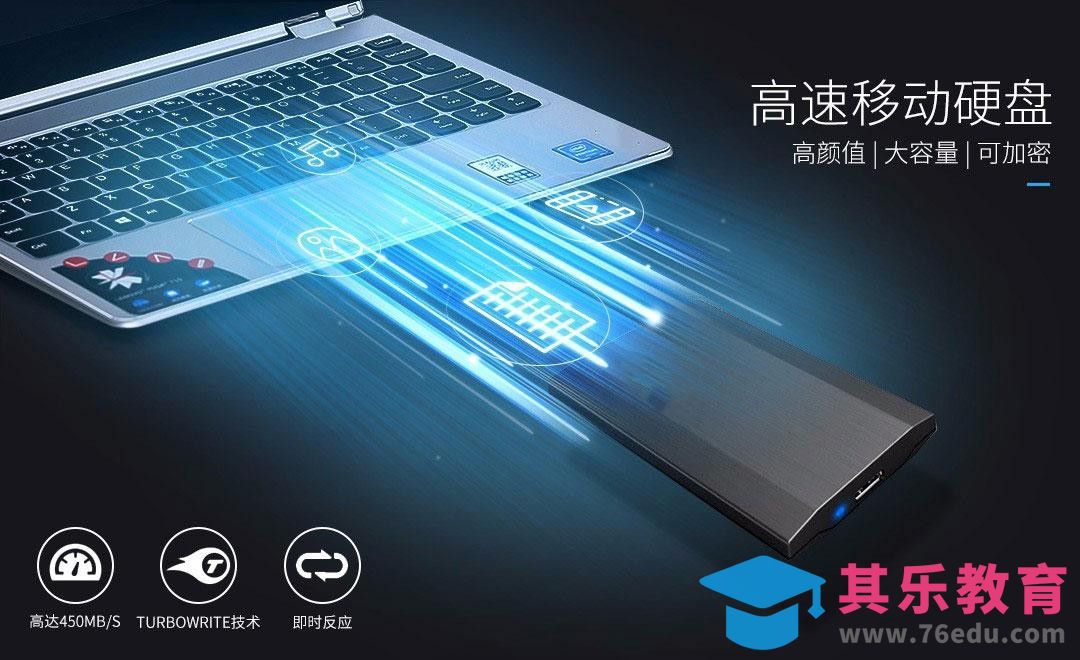 PS-硬盘数据传输光效[虎课网电商运营视频教程][最新电商教程全集MP4 ]-第1张图片-我要自学网