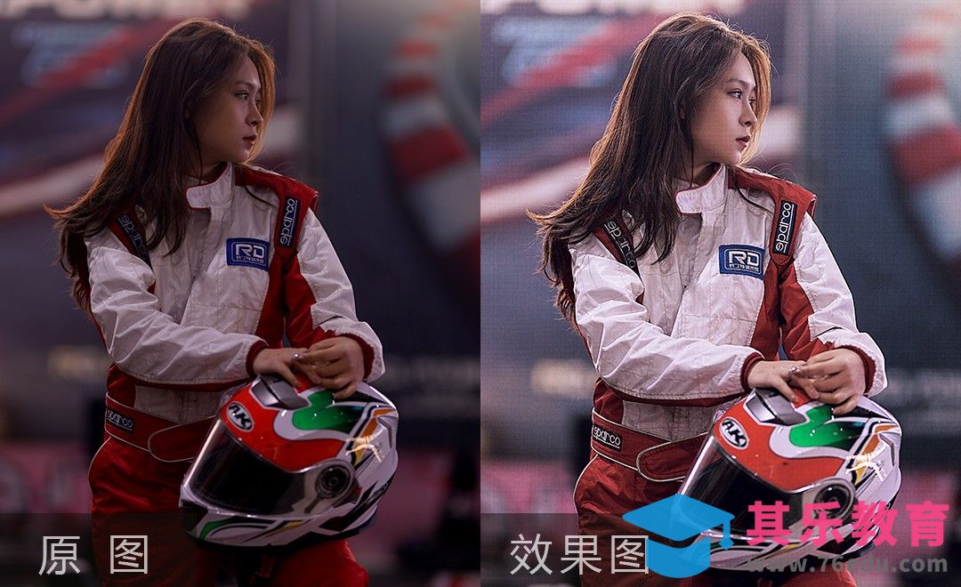 PS-F1女赛车手后期调色[虎课网手机摄影入门视频教程][MP4产品摄影教程全集 ]-第1张图片-我要自学网