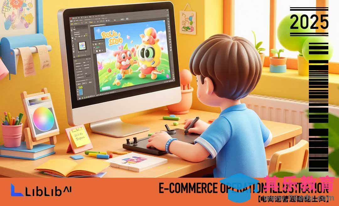 liblib-在线快速生成运营图片-我在电脑前画图[虎课网AICG人工智能视频教程][MP4高清全集 ]-第1张图片-我要自学网