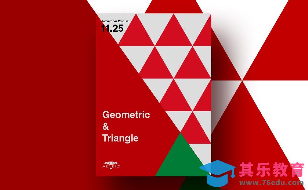 AI-国际感海报红配绿之配色技巧[虎课网平面设计视频教程][图片排版配色MP4高清全集 ]-第1张图片-我要自学网