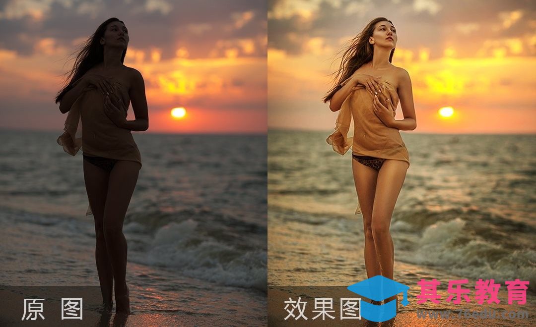 PS-海边欧美模特人像精修后期教程[虎课网手机摄影入门视频教程][MP4产品摄影教程全集 ]-第1张图片-我要自学网