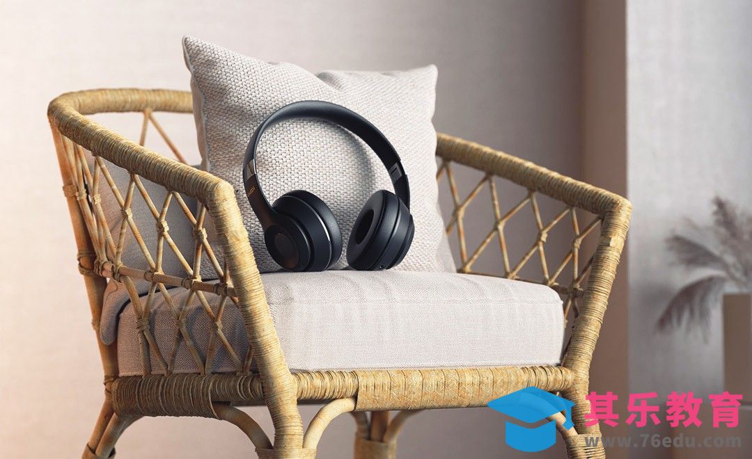 C4D+OC-北欧风耳机室内场景渲染-场景构图搭建[虎课网C4D设计视频教程][产品数码建模MP4教程全集 ]-第1张图片-我要自学网