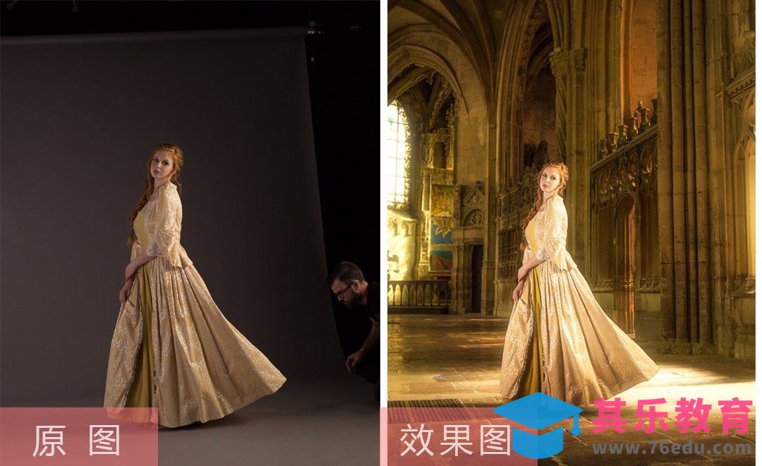 PS-教堂场景人像后期修片[虎课网手机摄影入门视频教程][MP4产品摄影教程全集 ]-第1张图片-我要自学网
