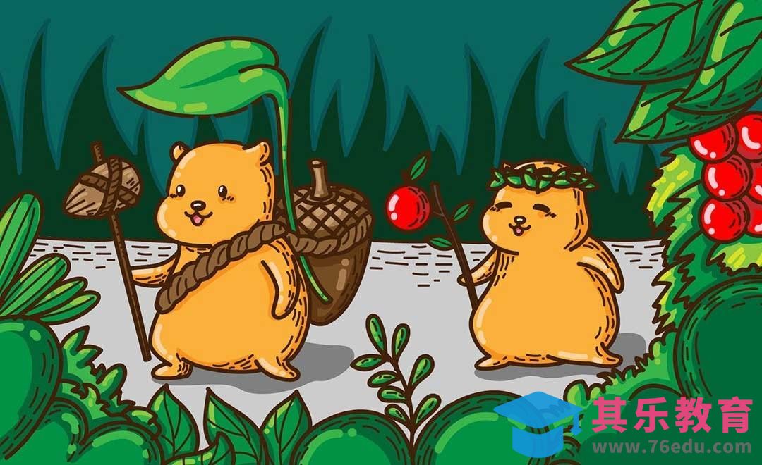 AI-矢量儿童插画从林记[虎课网绘画插画视频教程][ipad商业插画MP4教程全集 ]-第1张图片-我要自学网