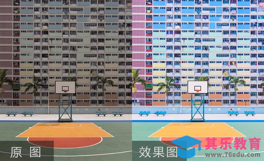 PS-香港彩虹邨建筑清新调色[虎课网手机摄影入门视频教程][MP4产品摄影教程全集 ]-第1张图片-我要自学网