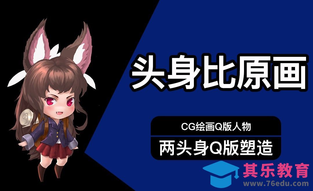 PS-Q版萌系两头身人物（四）塑造[虎课网绘画插画视频教程][ipad商业插画MP4教程全集 ]-第1张图片-我要自学网