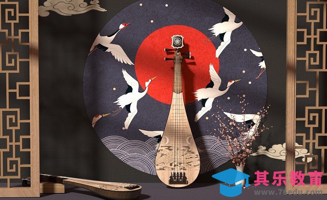 C4D+OC-古风琵琶场景渲染[虎课网C4D设计视频教程][产品数码建模MP4教程全集 ]-第1张图片-我要自学网