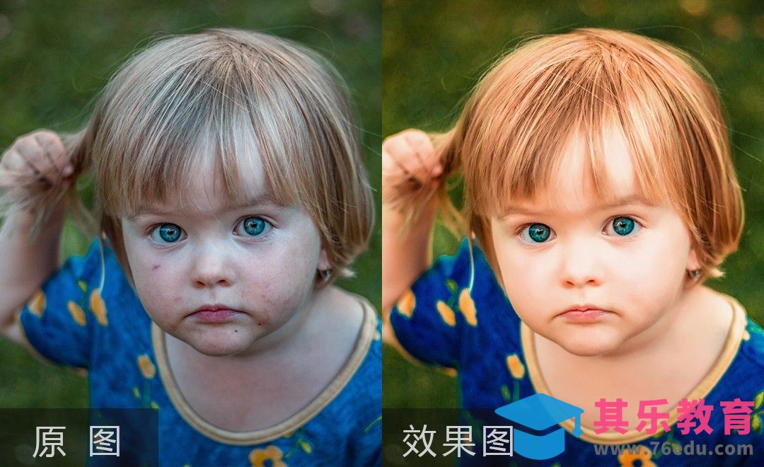 PS-暖调儿童人像后期处理[虎课网手机摄影入门视频教程][MP4产品摄影教程全集 ]-第1张图片-我要自学网