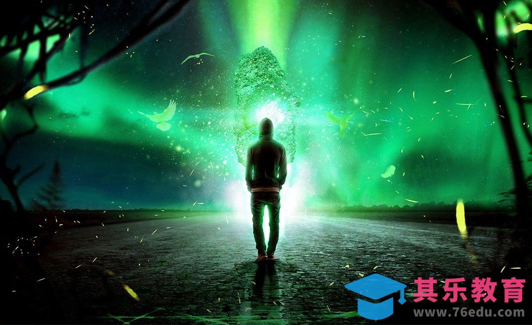 PS-极光玉石合成海报[虎课网最新视频教程][免费高清MP4教程全集 ]-第1张图片-我要自学网