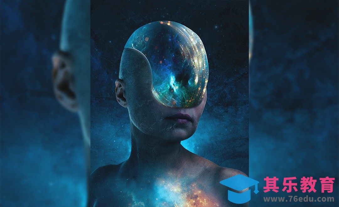 PS-科幻风宇宙女神合成海报[虎课网最新视频教程][免费高清MP4教程全集 ]-第1张图片-我要自学网