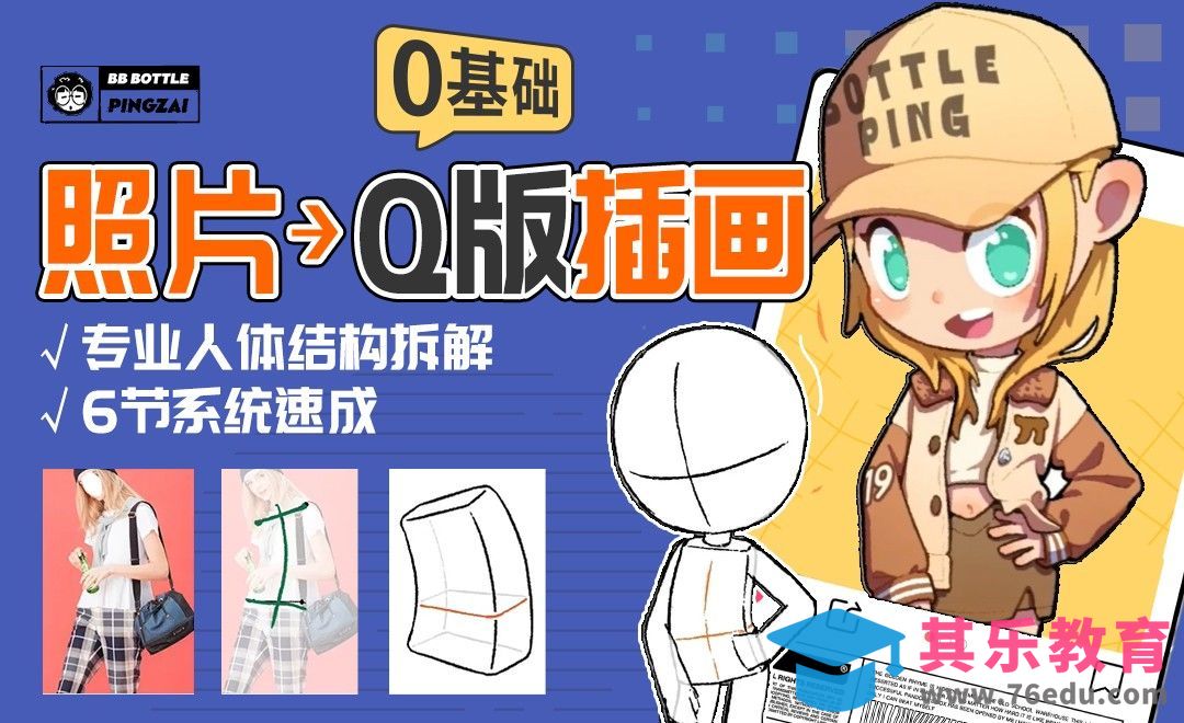零基础Q版入门课程——第一节[虎课网绘画插画视频教程][ipad商业插画MP4教程全集 ]-第1张图片-我要自学网
