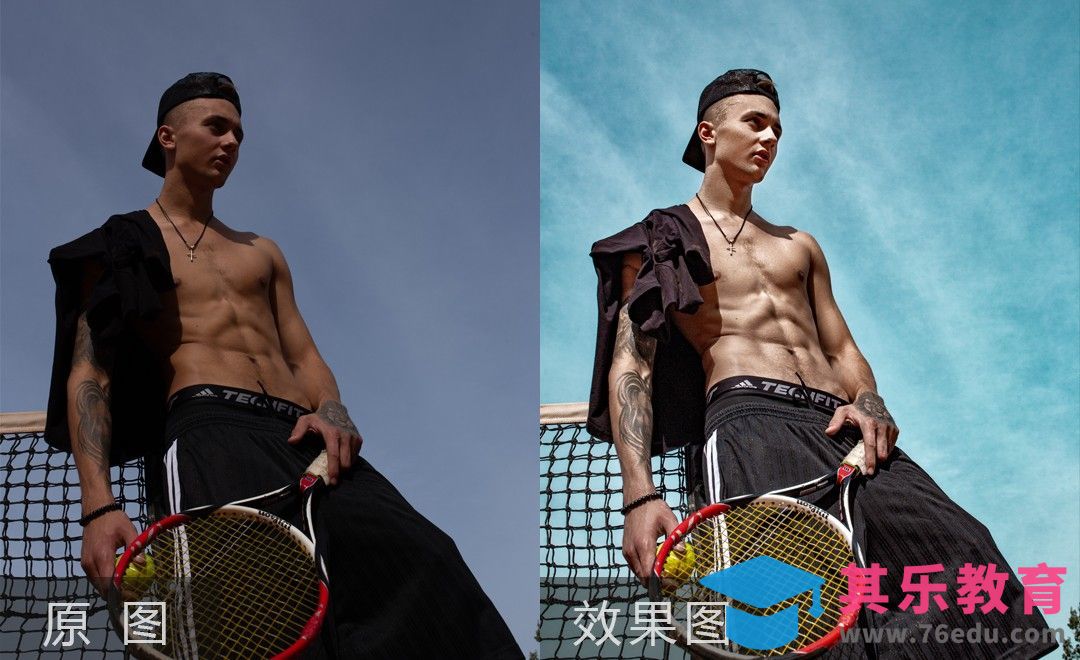 PS-外景运动男士摄影后期修图[虎课网手机摄影入门视频教程][MP4产品摄影教程全集 ]-第1张图片-我要自学网