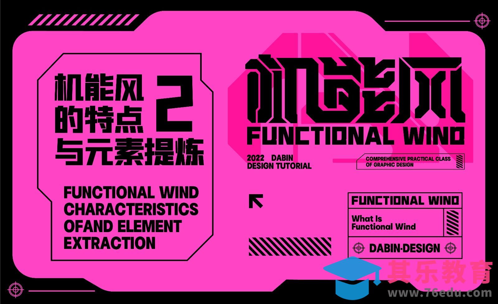 机能风的特点与元素提炼[平面设计视频教程][海报设计MP4高清全集 ]-第1张图片-我要自学网