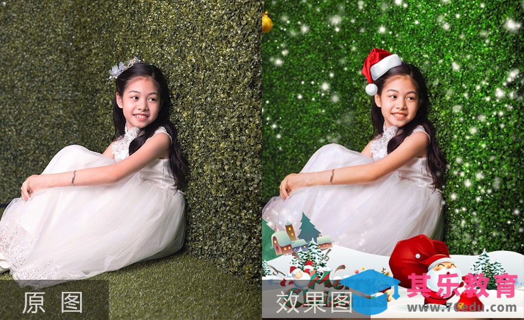 PS-圣诞节儿童人像后期[虎课网手机摄影入门视频教程][MP4产品摄影教程全集 ]-第1张图片-我要自学网