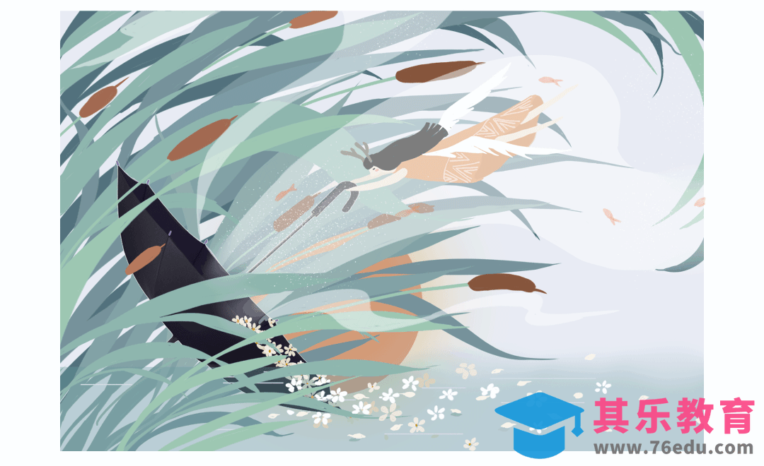 PS-动态插画-菖蒲中游泳[虎课网绘画插画视频教程][ipad商业插画MP4教程全集 ]-第1张图片-我要自学网