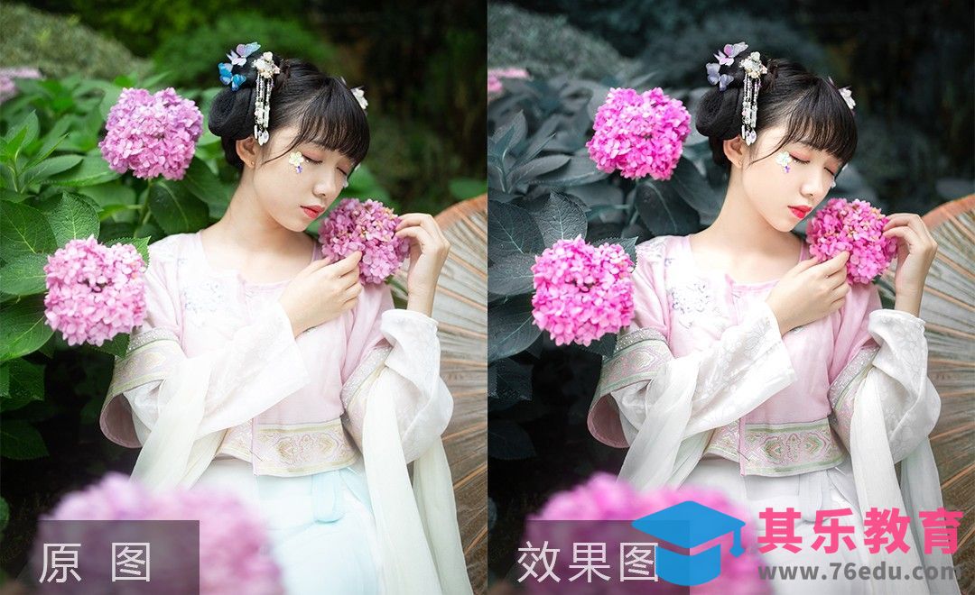 PS-古风清新色调修图[虎课网手机摄影入门视频教程][MP4产品摄影教程全集 ]-第1张图片-我要自学网