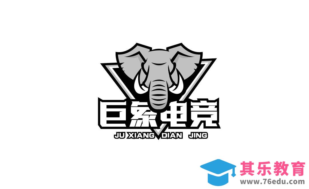 AI-品牌logo巨象电竞[虎课网品牌设计视频教程][logo包装设计教程全集MP4 ]-第1张图片-我要自学网