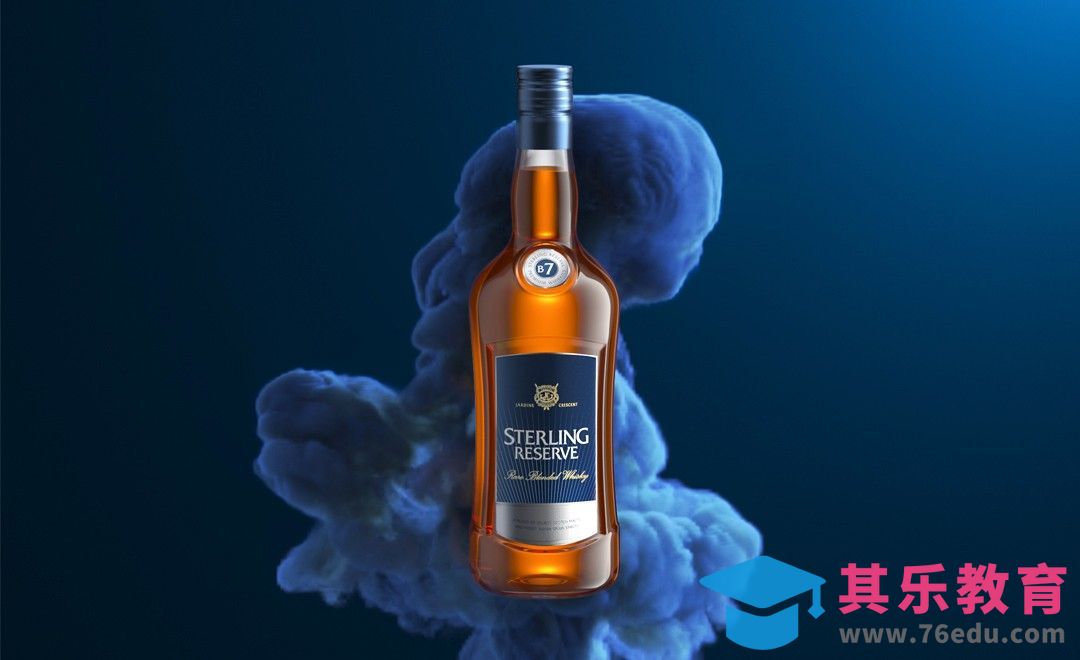 C4D+TFD+OC-酒瓶烟雾渲染[虎课网C4D设计视频教程][产品数码建模MP4教程全集 ]-第1张图片-我要自学网