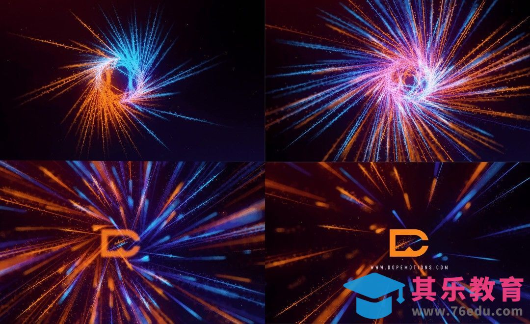 AE-粒子旋转喷射动效[虎课网最新视频教程][免费高清MP4教程全集 ]-第1张图片-我要自学网