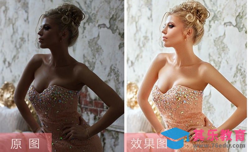 PS-精致晚宴人像妆容后期修片[虎课网手机摄影入门视频教程][MP4产品摄影教程全集 ]-第1张图片-我要自学网