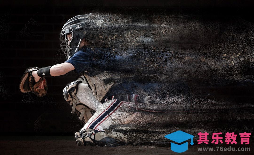 PS-喷溅沙尘特效·运动的人[平面设计视频教程][海报设计MP4高清全集 ]-第1张图片-我要自学网