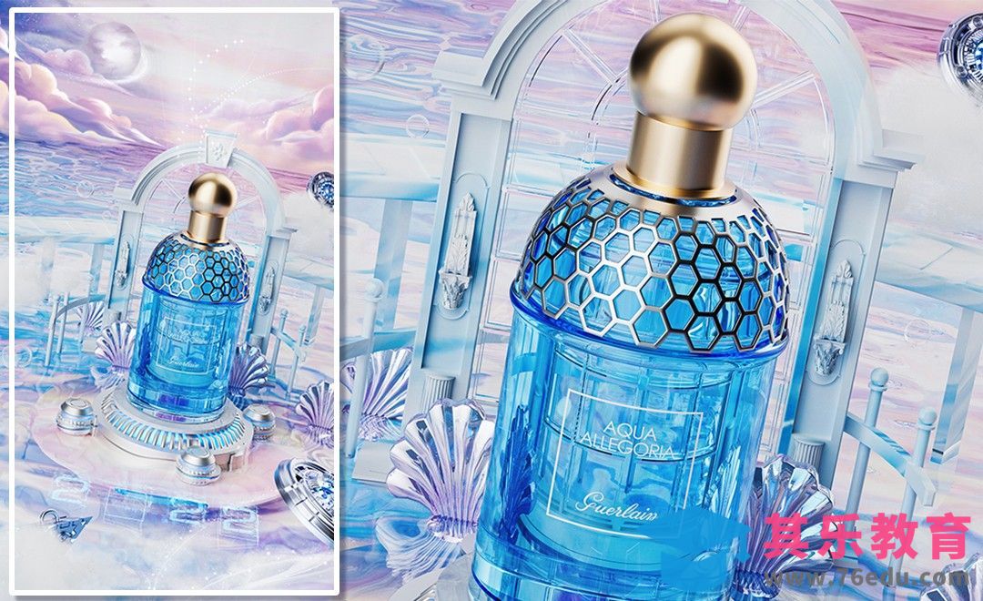 C4D+OC-美妆香水场景渲染[虎课网C4D设计视频教程][产品数码建模MP4教程全集 ]-第1张图片-我要自学网