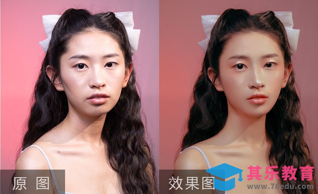 PS-闪亮低反差少女妆人像精修[虎课网手机摄影入门视频教程][MP4产品摄影教程全集 ]-第1张图片-我要自学网