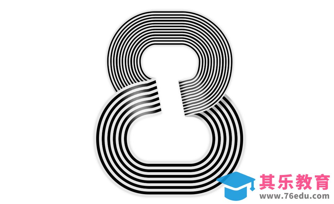 AI+PS-波纹立体字8[虎课网平面设计视频教程][字体设计教程MP4高清全集 ]-第1张图片-我要自学网