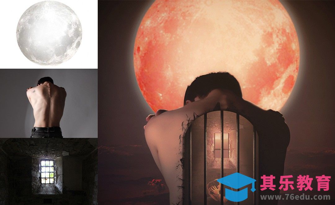 PS-“拒绝自闭，迎接希望”主题合成[虎课网最新视频教程][免费高清MP4教程全集 ]-第1张图片-我要自学网