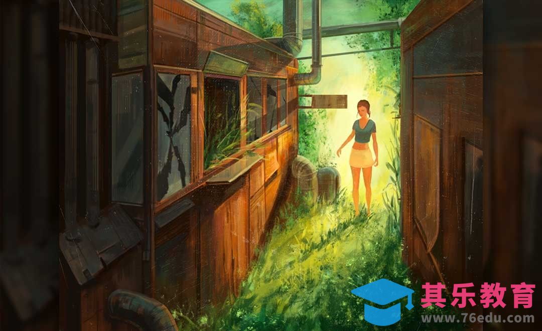 PS-板绘-CG氛围场景插画-回忆一角[虎课网绘画插画视频教程][ipad商业插画MP4教程全集 ]-第1张图片-我要自学网