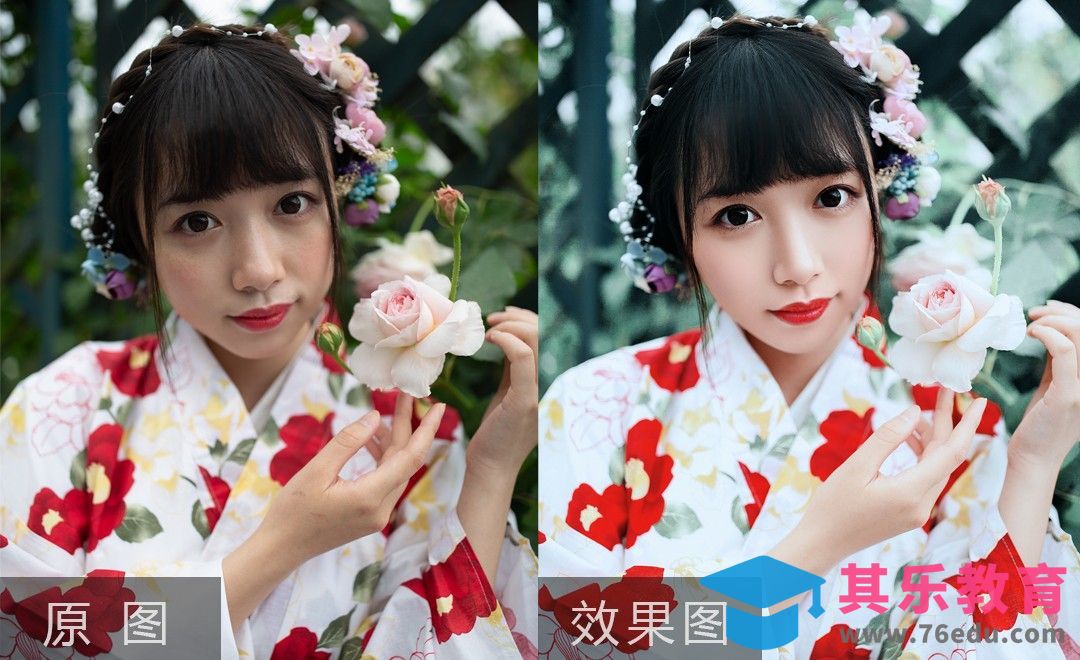 PS-日系和服清新风格人像后期修图[虎课网手机摄影入门视频教程][MP4产品摄影教程全集 ]-第1张图片-我要自学网