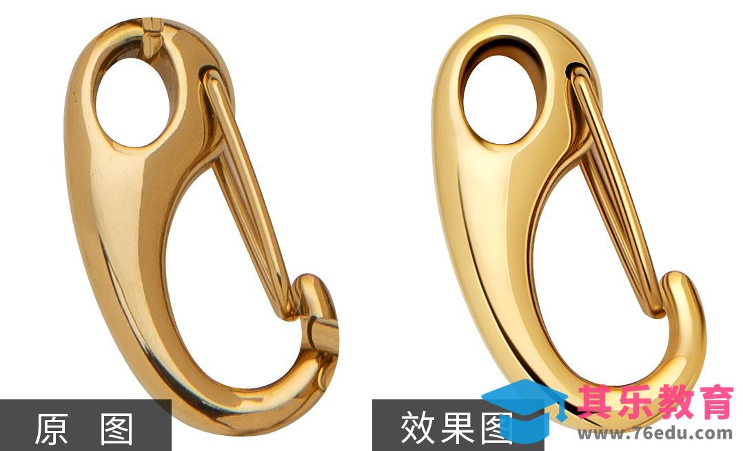 PS-金属龙虾扣精修[虎课网电商产品精修视频教程][最新PS修图教程全集MP4 ]-第1张图片-我要自学网